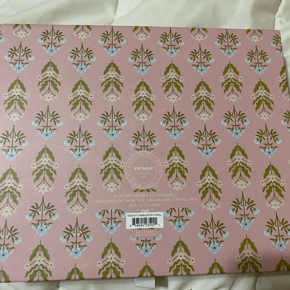 Fringe Studio Pink and Gold Stationery Set